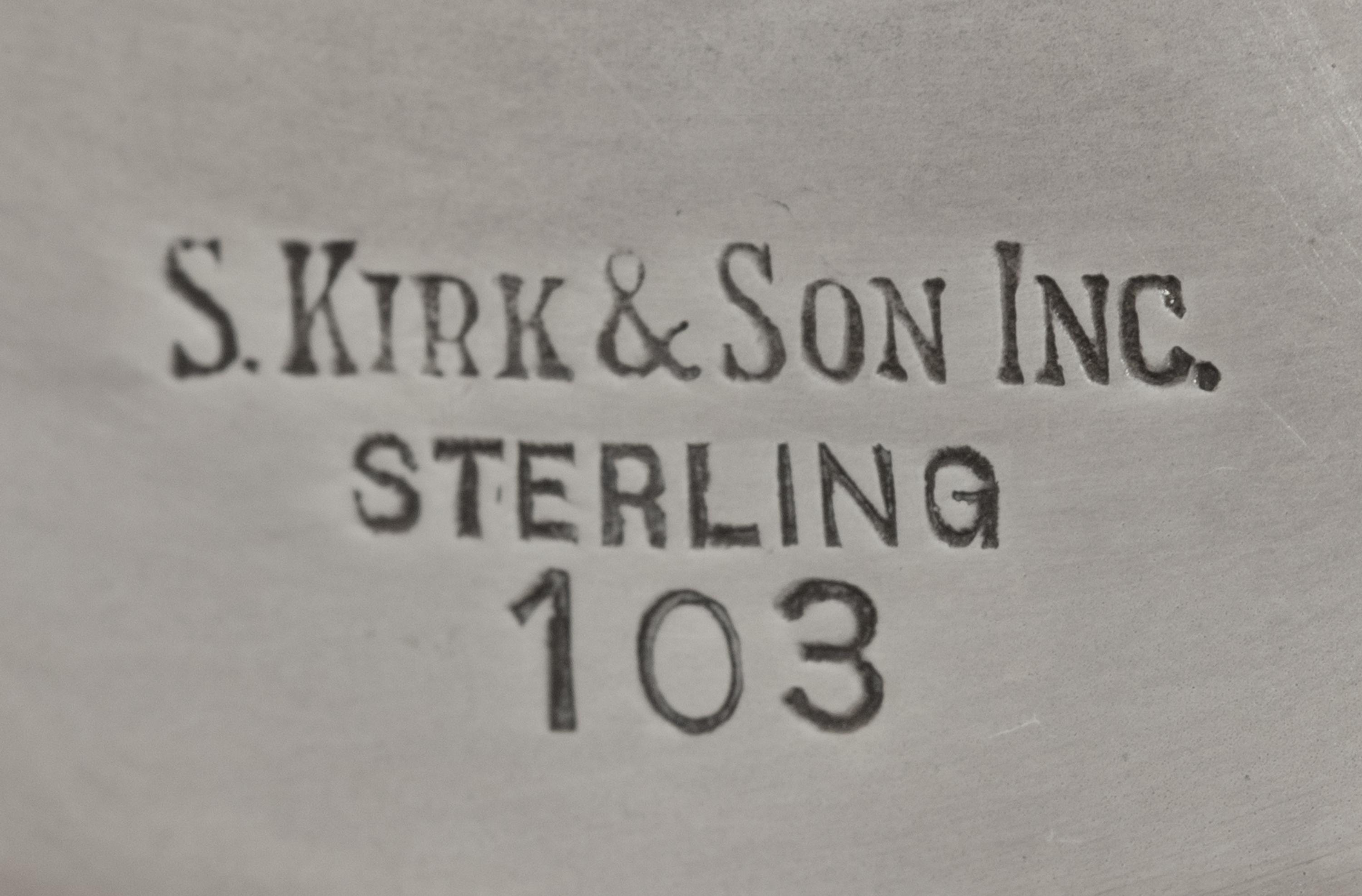 An S. Kirk and Son Silver Repousse Four-Piece Tea and Coffee Service