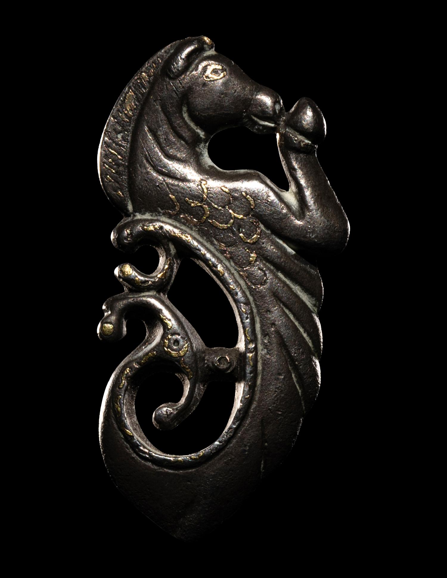 A Roman Silver Fibula with a Hippocamp