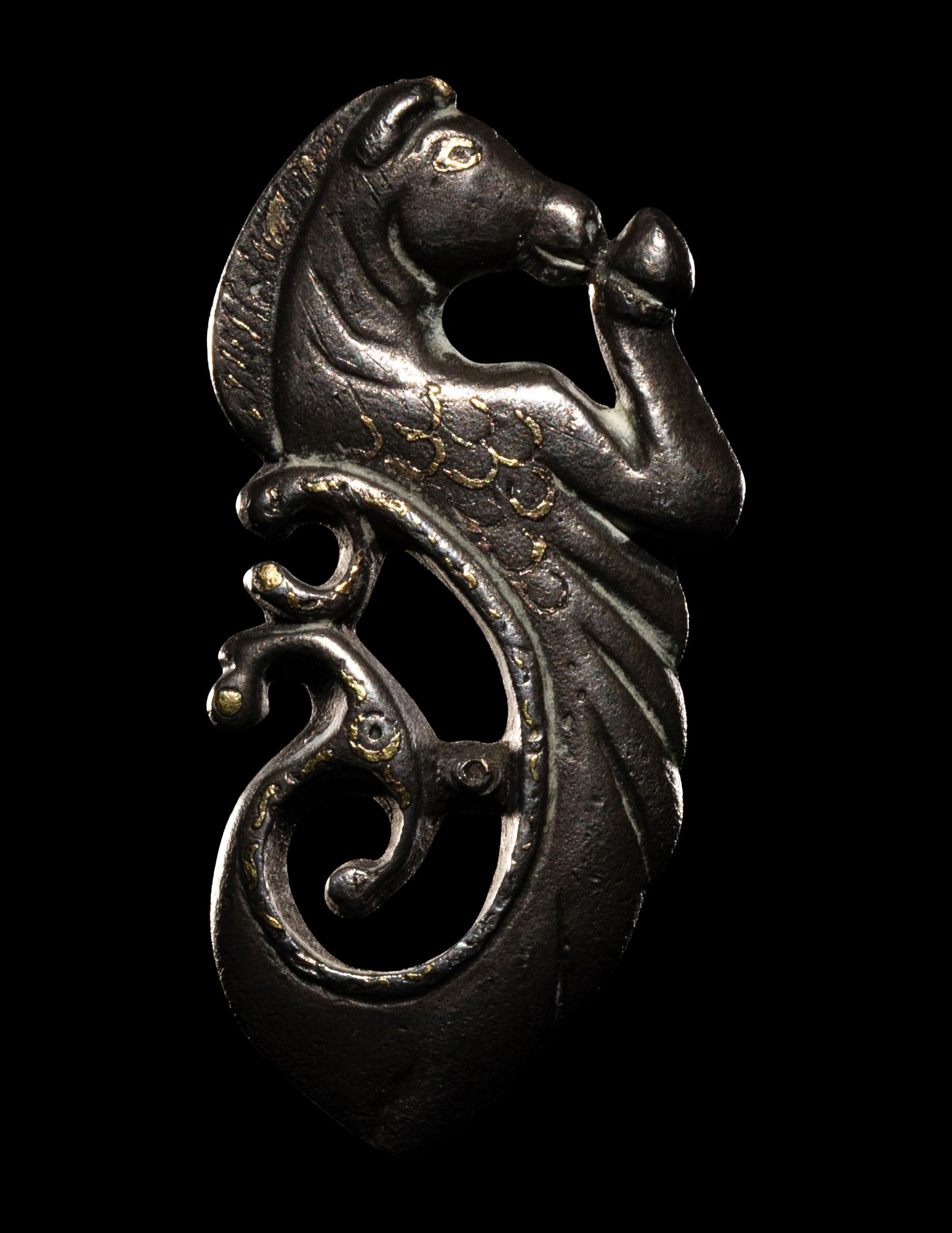 A Roman Silver Fibula with a Hippocamp