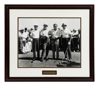 A Group of Five Large Scale Golf Photographs and Prints Formerly Displayed at Mike Ditka’s Restaurant