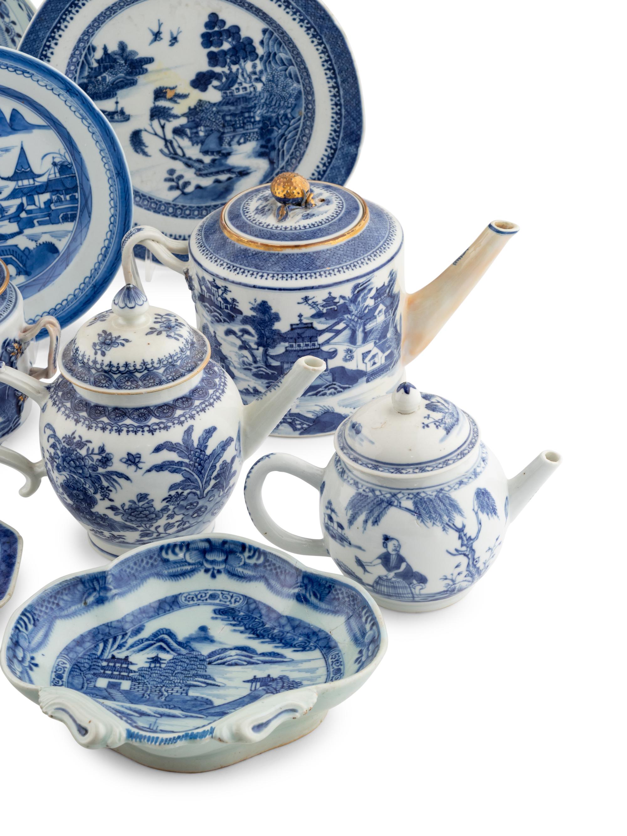 A Collection of Canton and Other Chinese Export Porcelain Articles