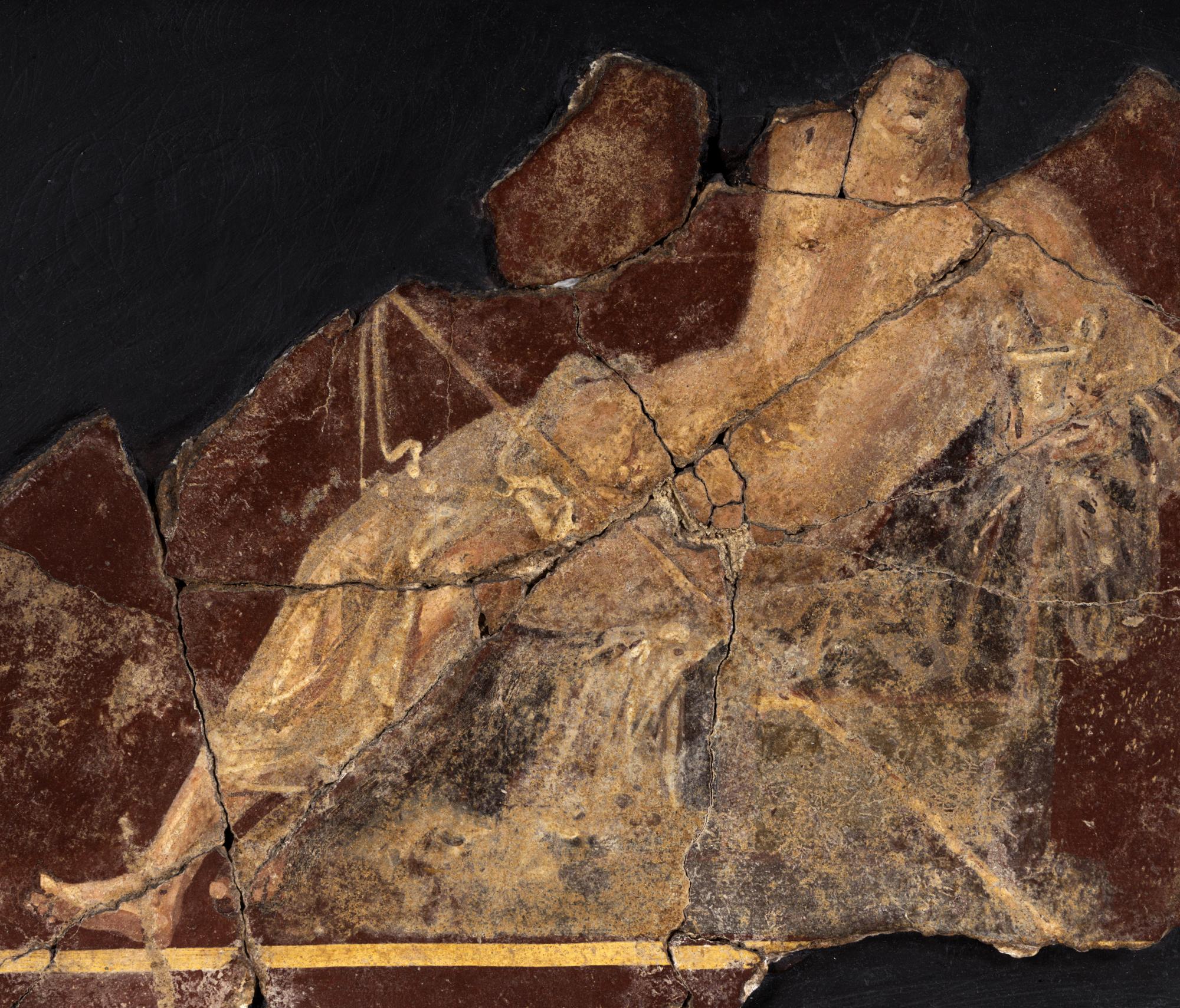 A Roman Fresco Fragment