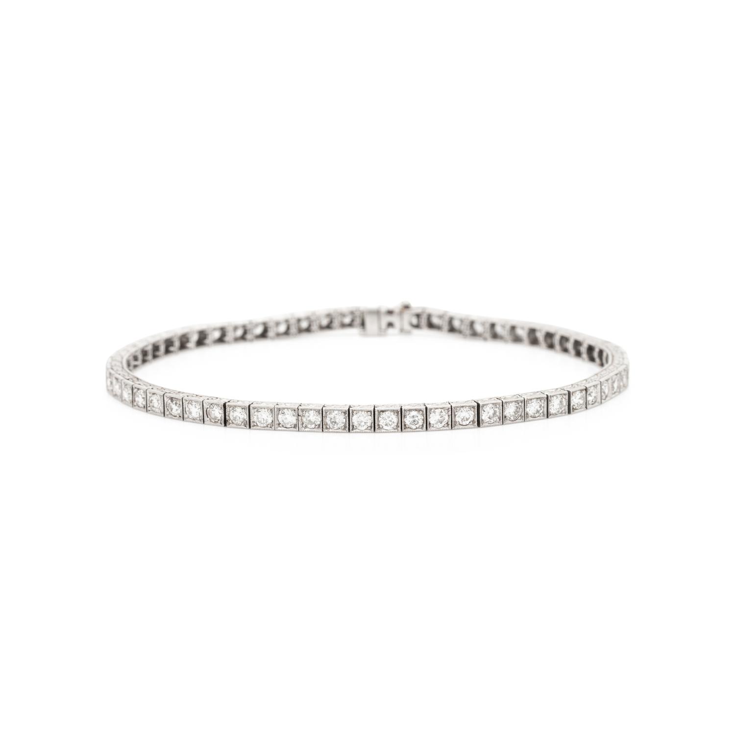 ANTIQUE, DIAMOND BRACELET