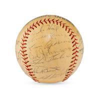 A 1963 Baltimore Orioles Team Signed Autograph Baseball