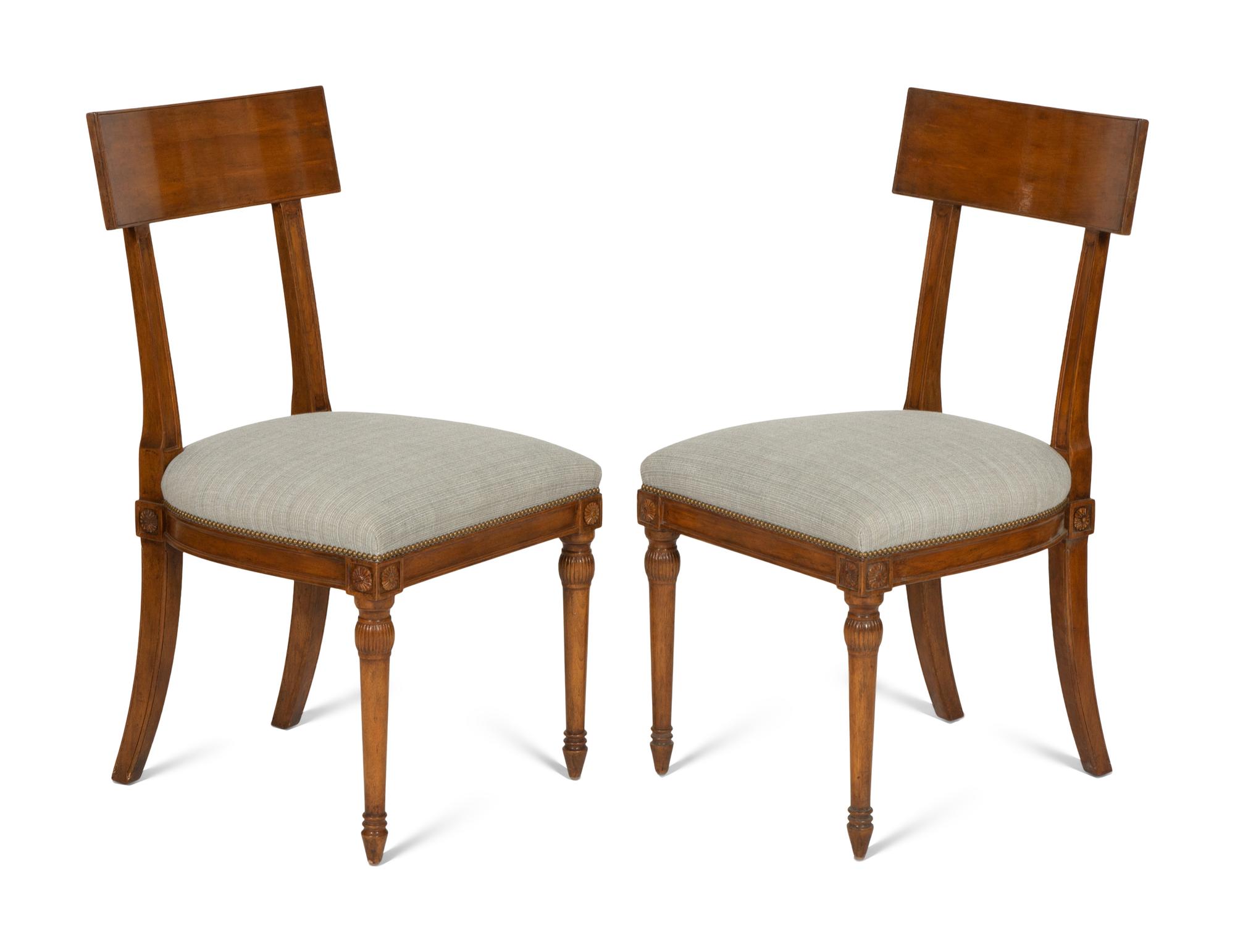 A Pair of Dennis & Leen Canzone Side Chairs