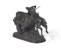 Pursuit of the King of the Herd, conceived 1914, cast c. 1917