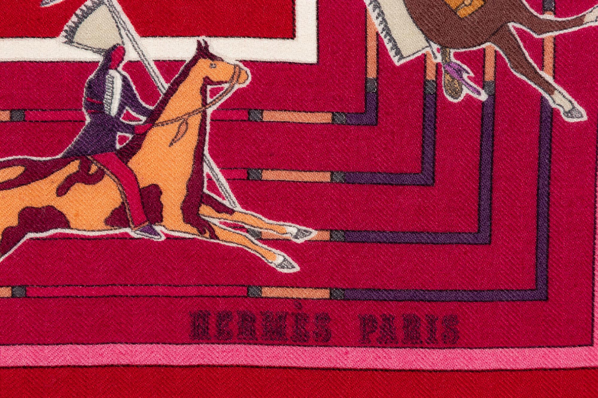 Hermès 140cm Cashmere & Silk Shawl, Kermit Oliver