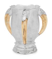 A Tiffany and Co. Silver and Horn Tyg
