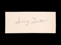 A Heavyweight Boxing Champion Charles Sonny Liston Signed Autograph,