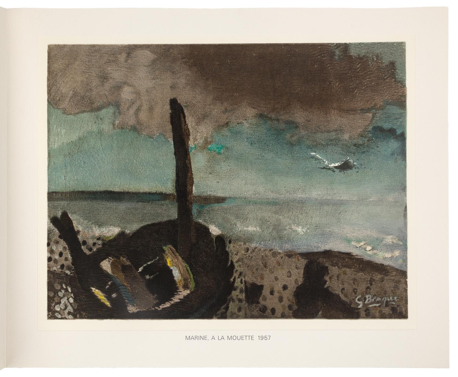 [BRAQUE, Georges (1882-1963), illustrator] -- PRÈVERT, Jaques (1900-1977). Varengeville. Paris: Maeght Editeur, 1968.