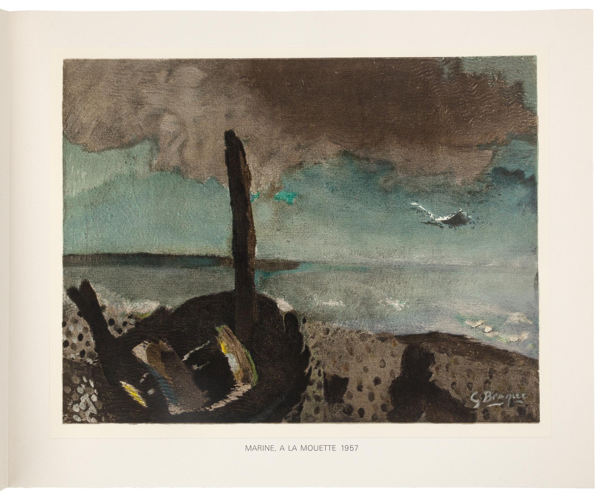 [BRAQUE, Georges (1882-1963), illustrator] -- PRÈVERT, Jaques (1900-1977). Varengeville. Paris: Maeght Editeur, 1968.