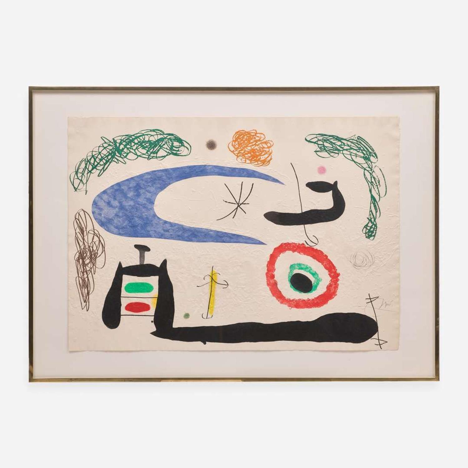 Joan Miró (Spanish, 1893-1983) Dormir sous la lune