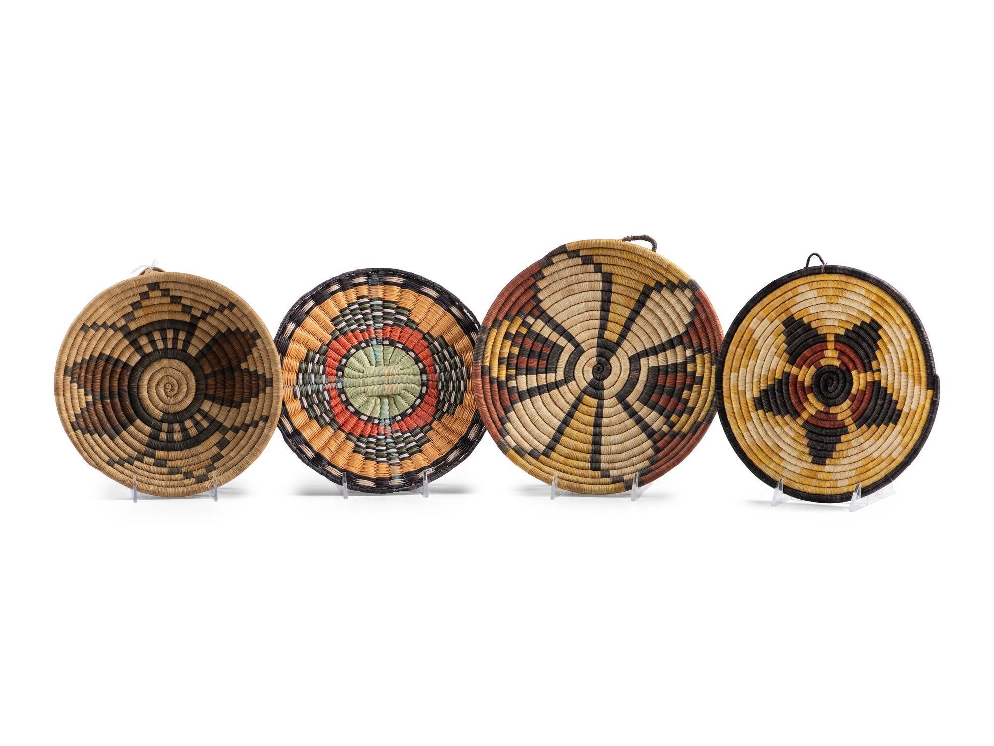 Hopi Second and Third Mesa Basketry Plaques