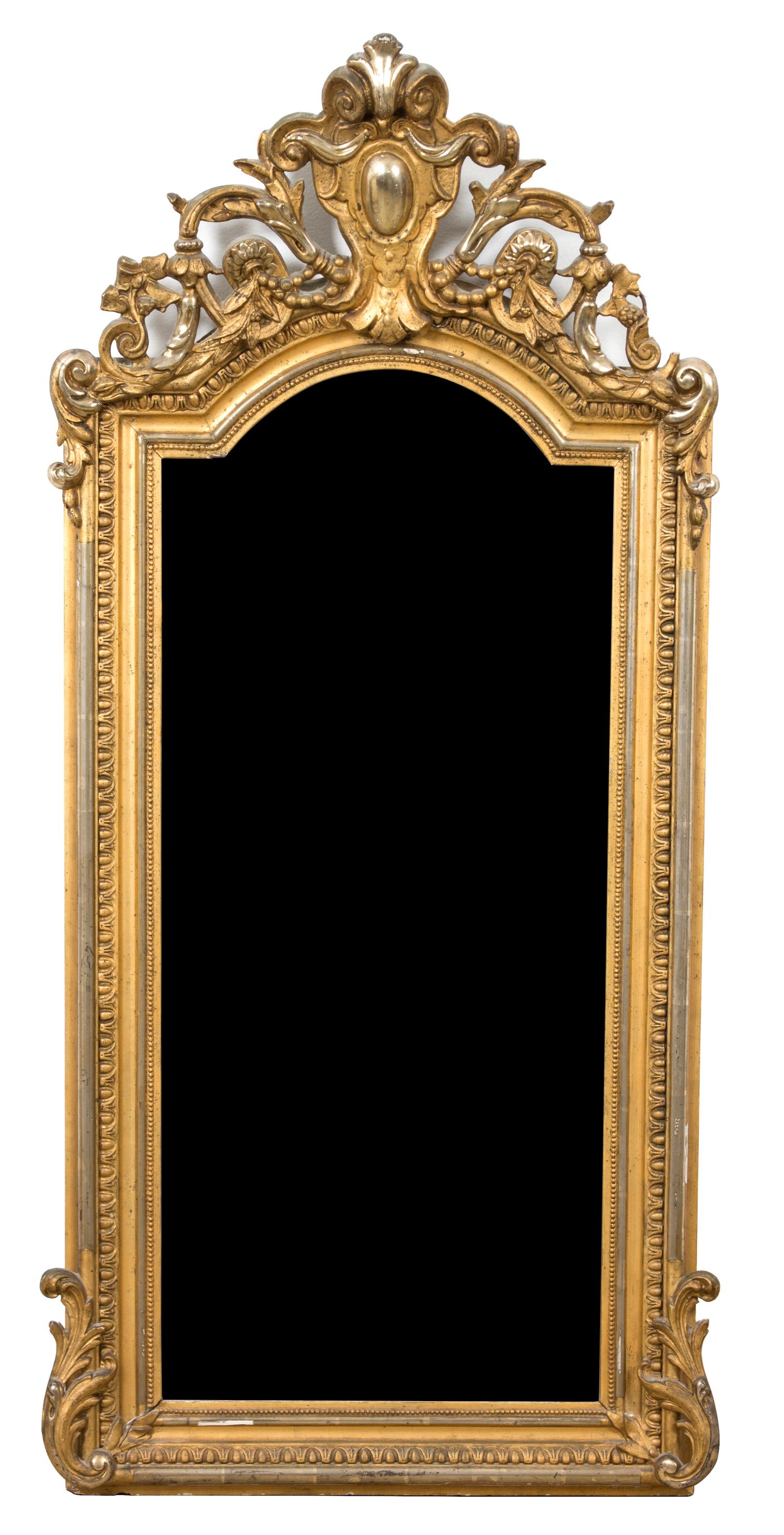 A Louis XV Style Giltwood Mirror — EARLY 20TH CENTURY