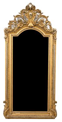 A Louis XV Style Giltwood Mirror — EARLY 20TH CENTURY