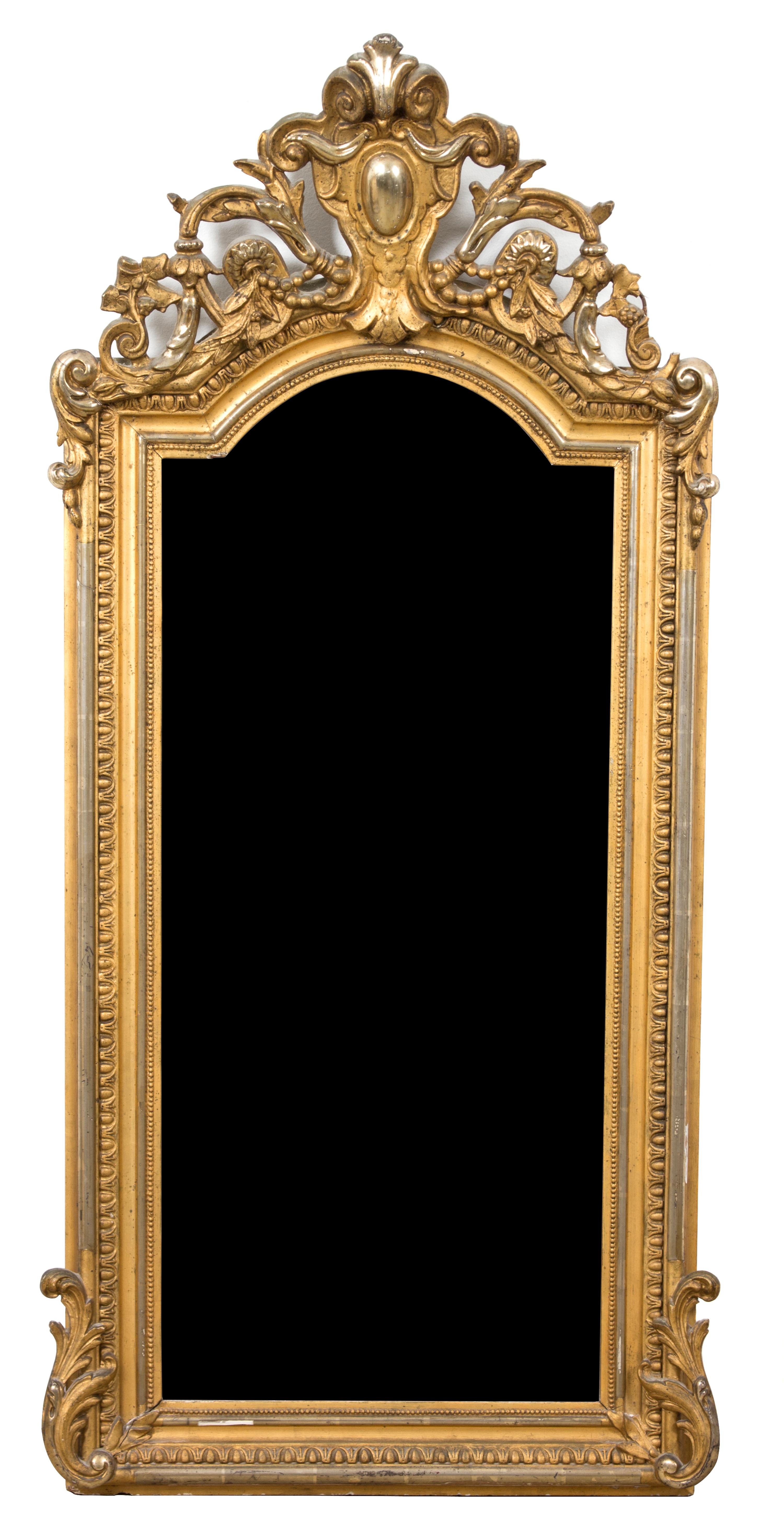 A Louis XV Style Giltwood Mirror — EARLY 20TH CENTURY