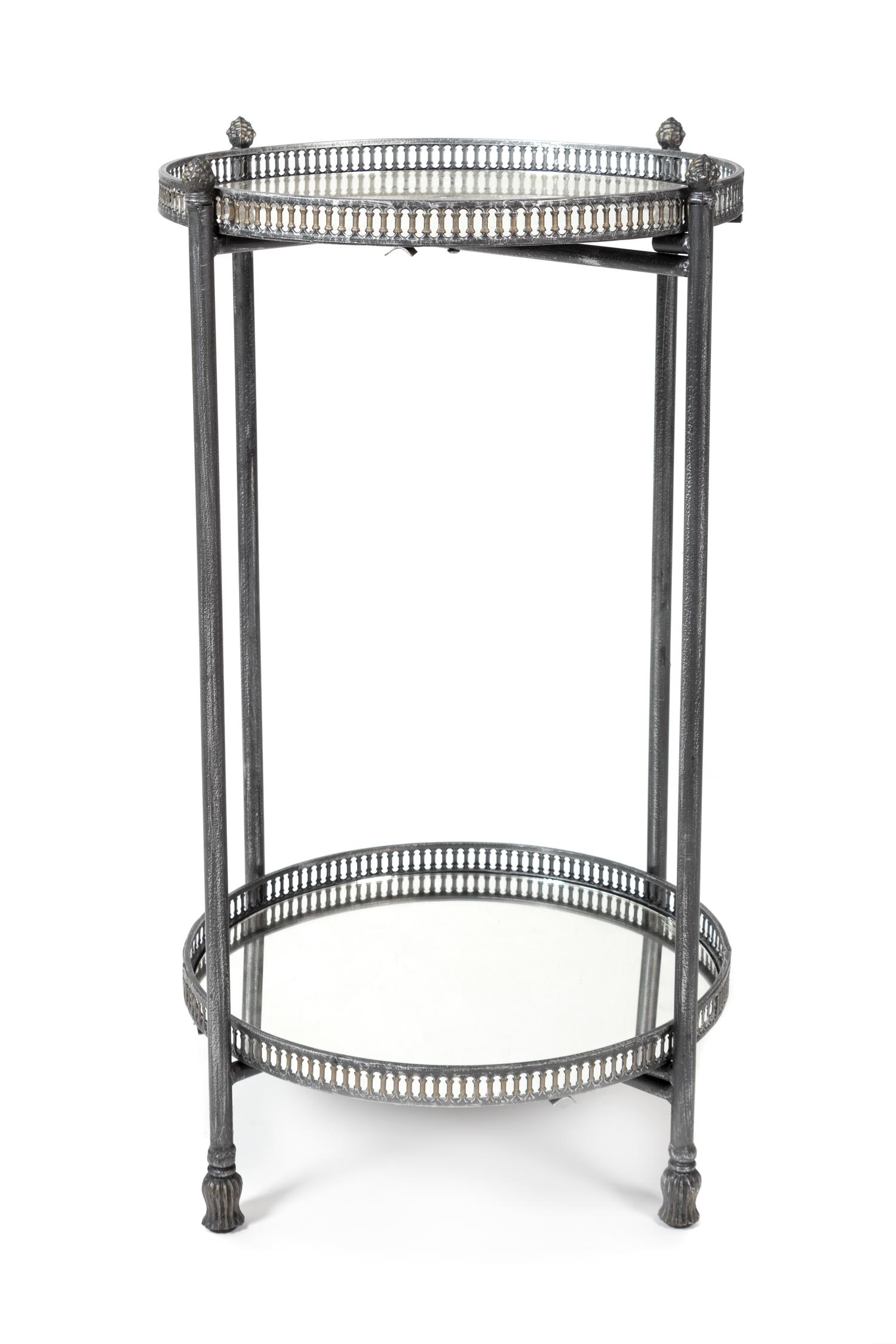 A Neoclassical Style Steel Side Table — 20TH CENTURY