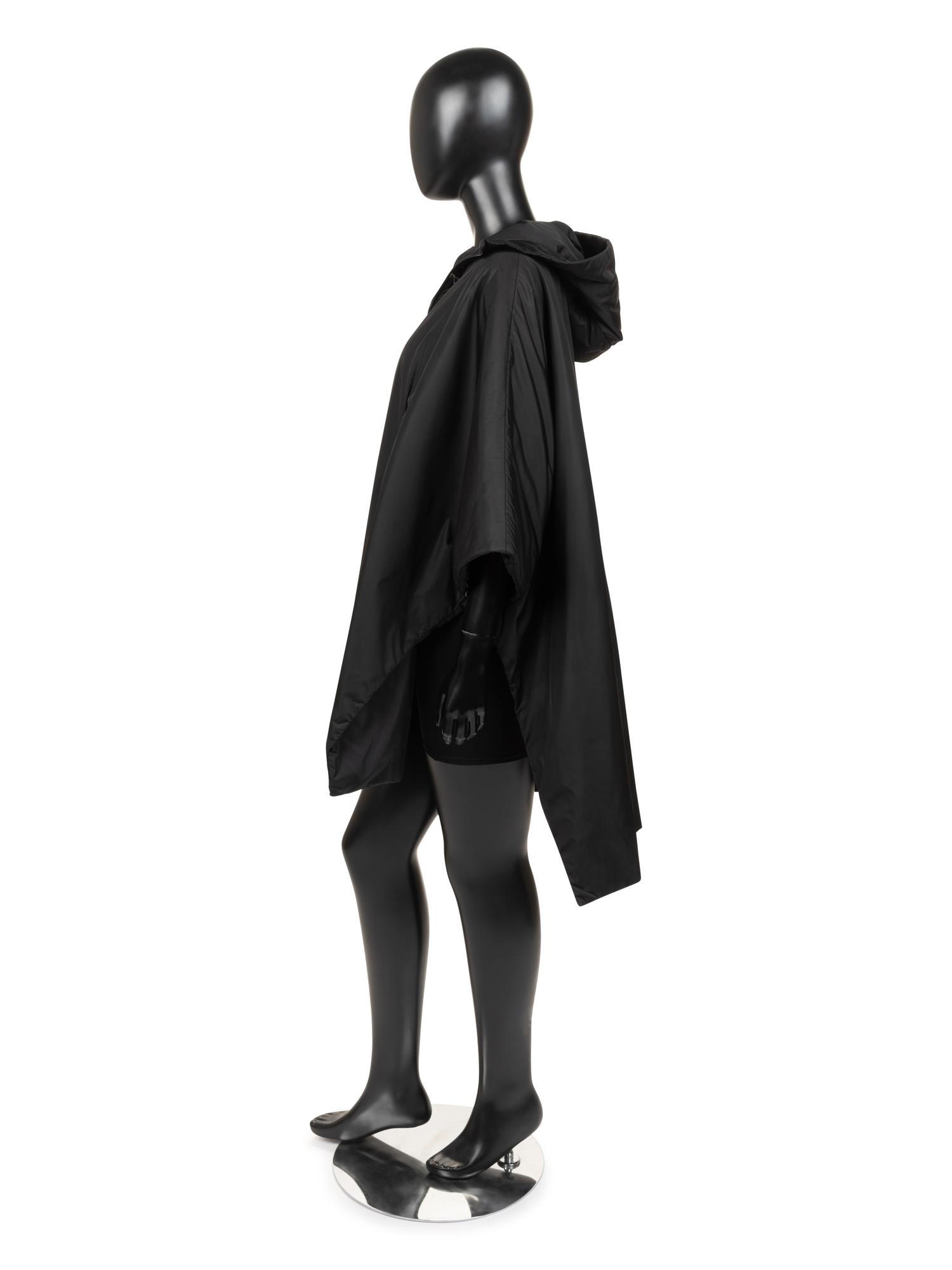 Prada Hooded Zip-front Poncho, 1990-2000s