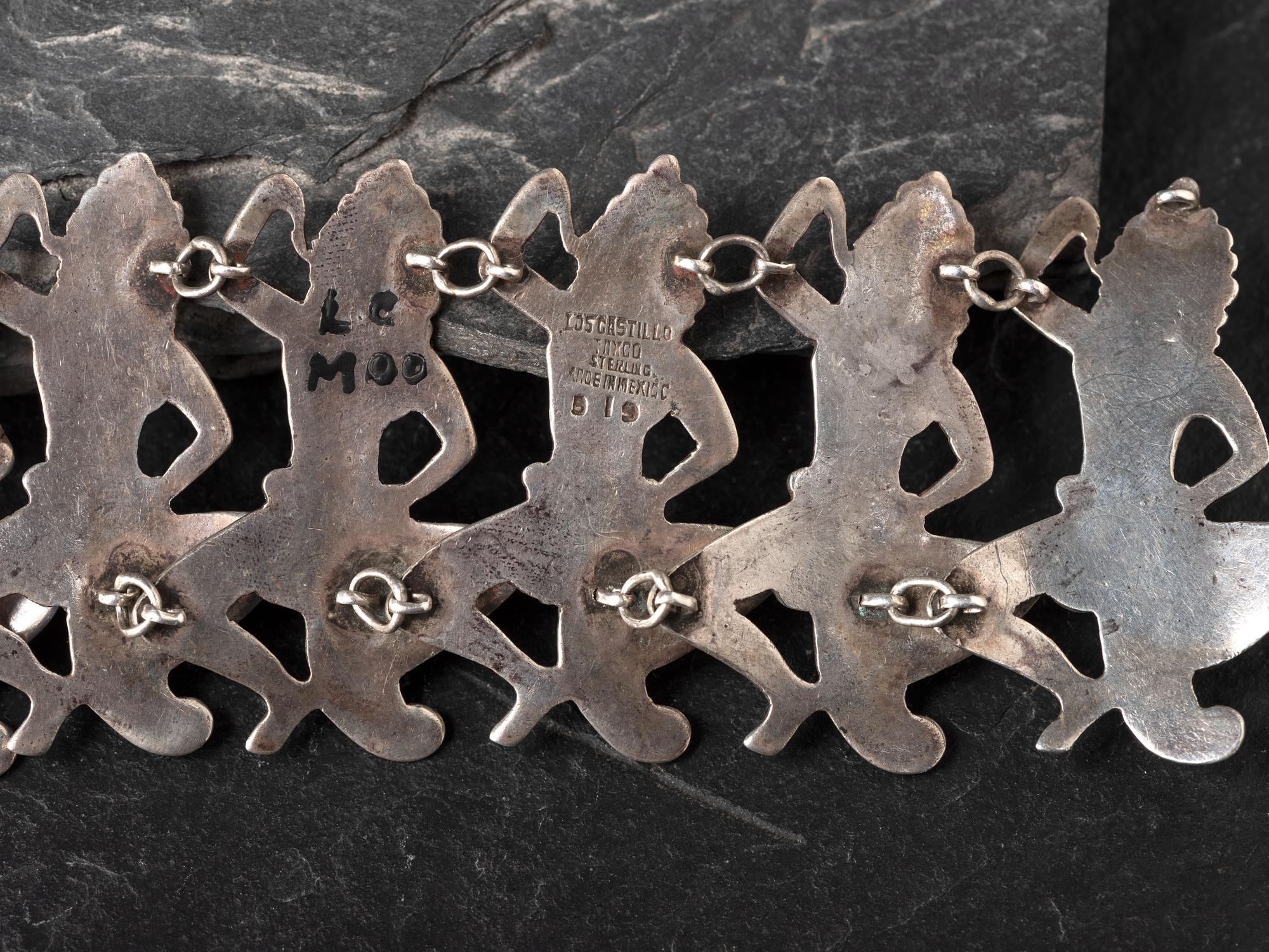 Taxco Sterling Silver Link Bracelets