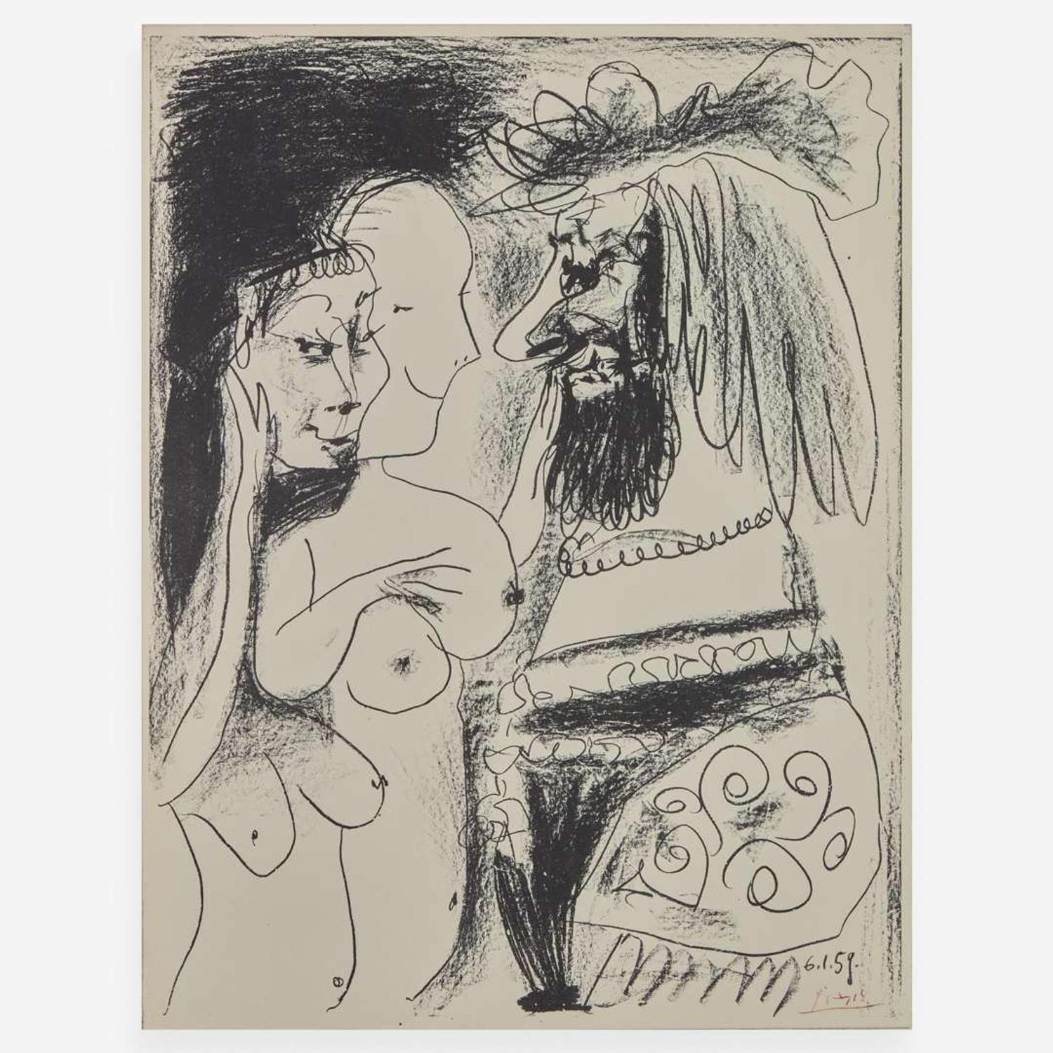 Pablo Picasso (Spanish, 1881-1973) Le Vieux Roi