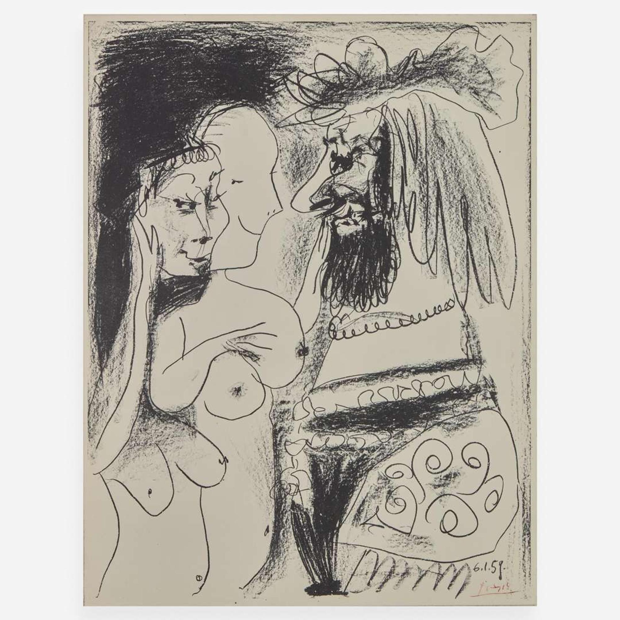 Pablo Picasso (Spanish, 1881-1973) Le Vieux Roi