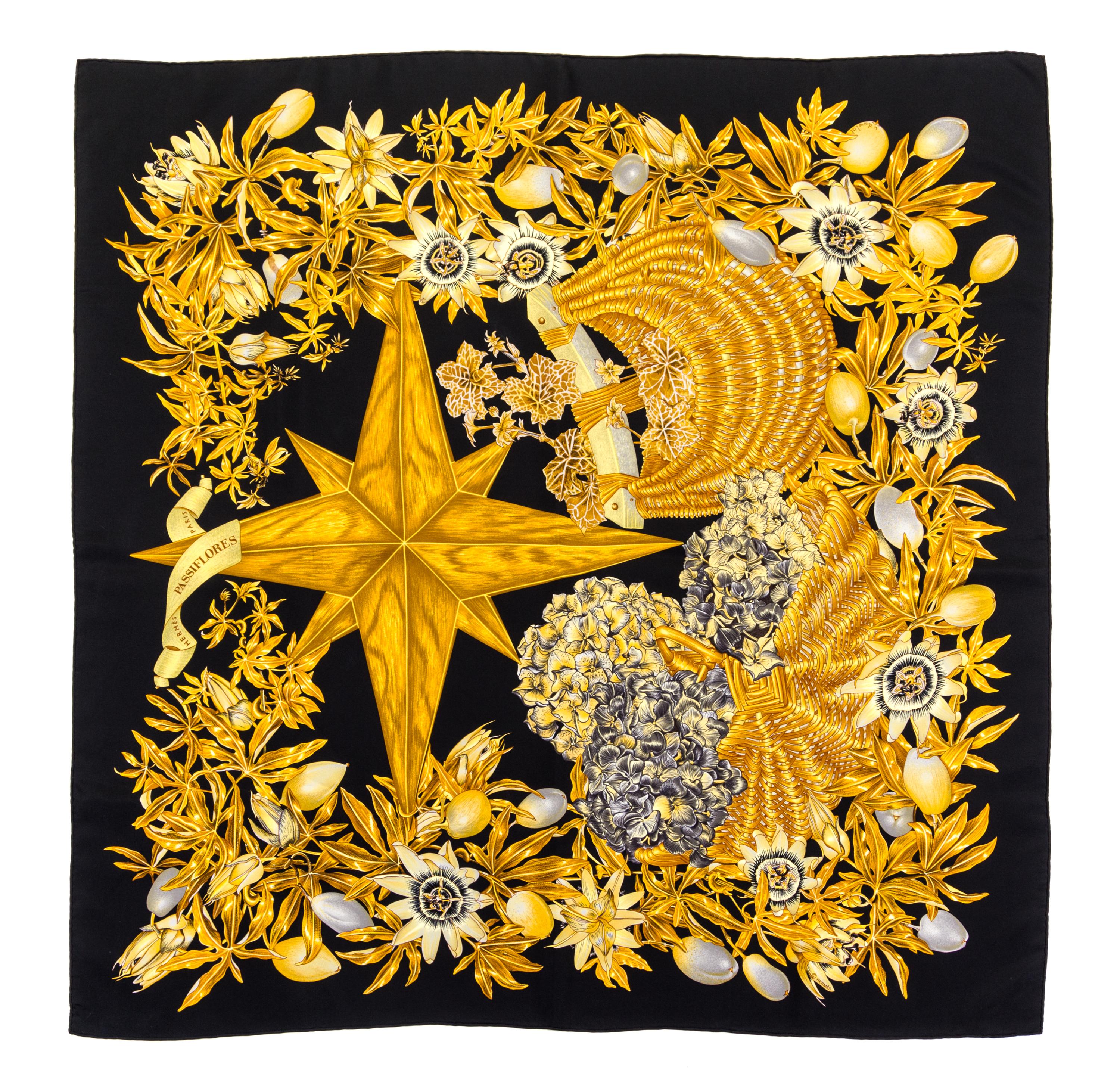 An Hermes 90cm Silk Scarf, 36" x 36".