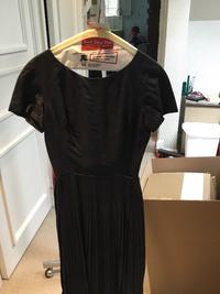 A Christian Dior Black Silk Dress and Jacket, 1950s No size label