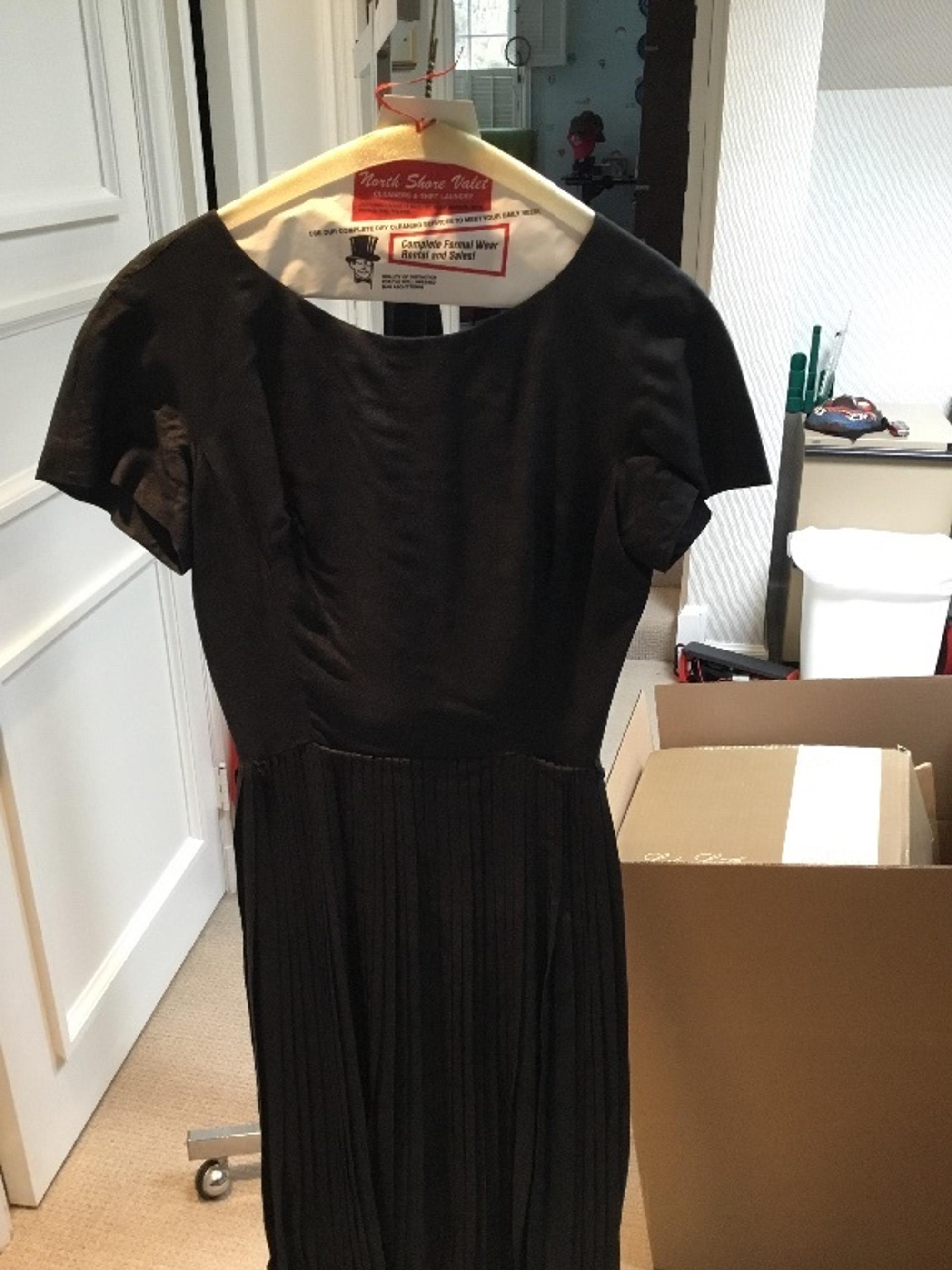 A Christian Dior Black Silk Dress and Jacket, 1950s No size label