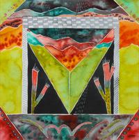 Fran Larsen 9 1/2 x 9 1/2 inches — (American, b. 1937)