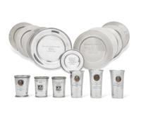 An Assembled Collection of American Silver Trophy Chargers and Trophy Cups