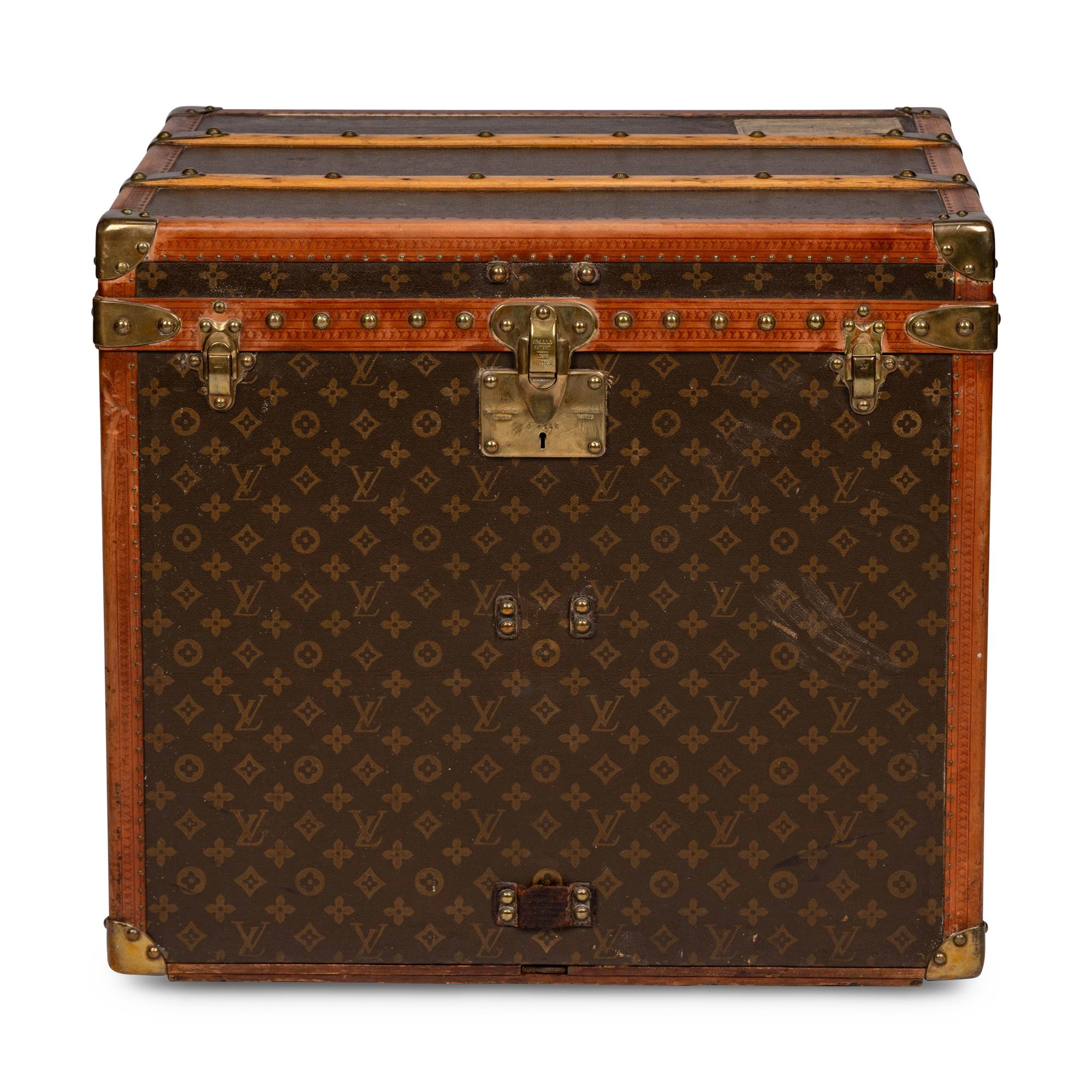 Louis Vuitton, Antique Monogram Steamer Trunk