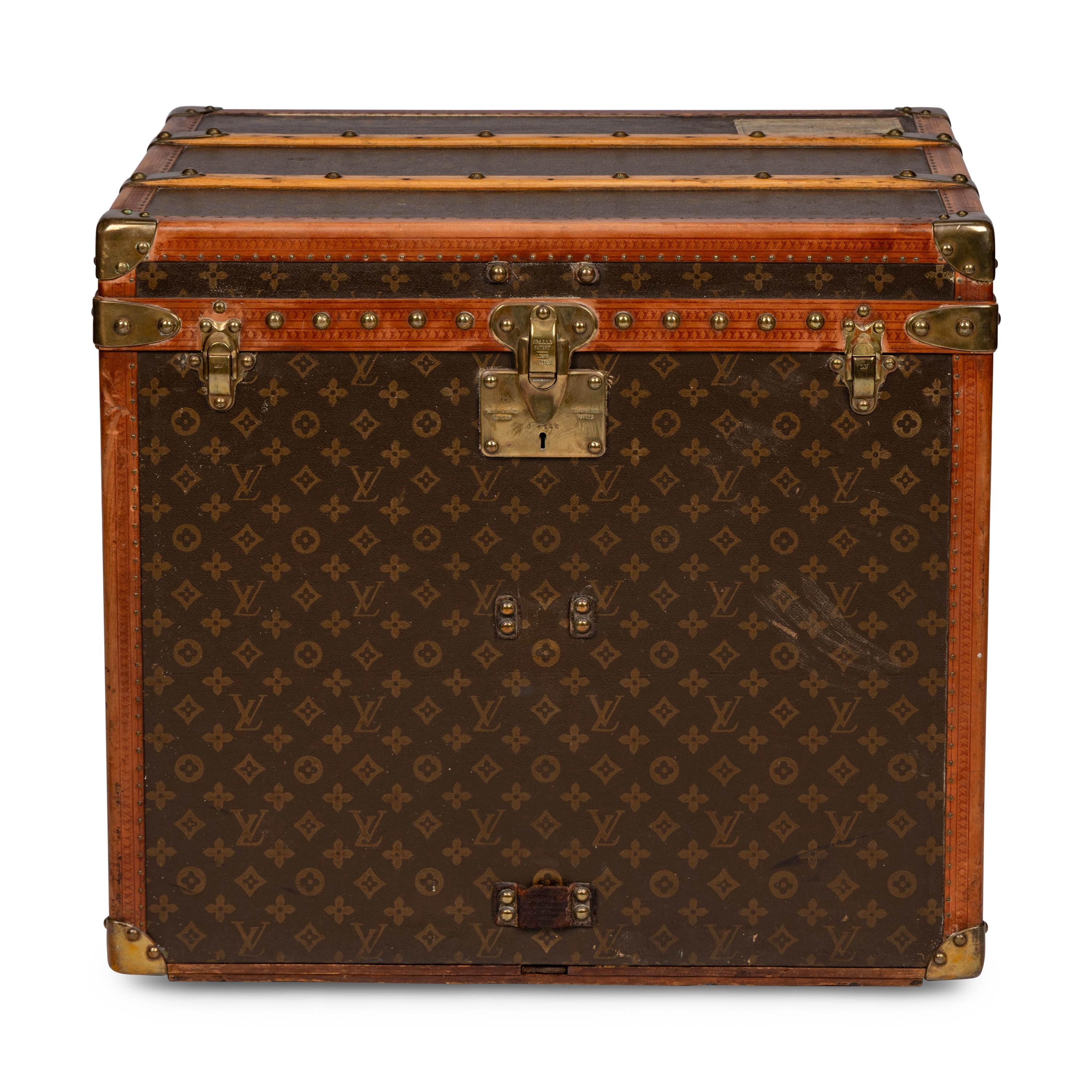 Louis Vuitton, Antique Monogram Steamer Trunk
