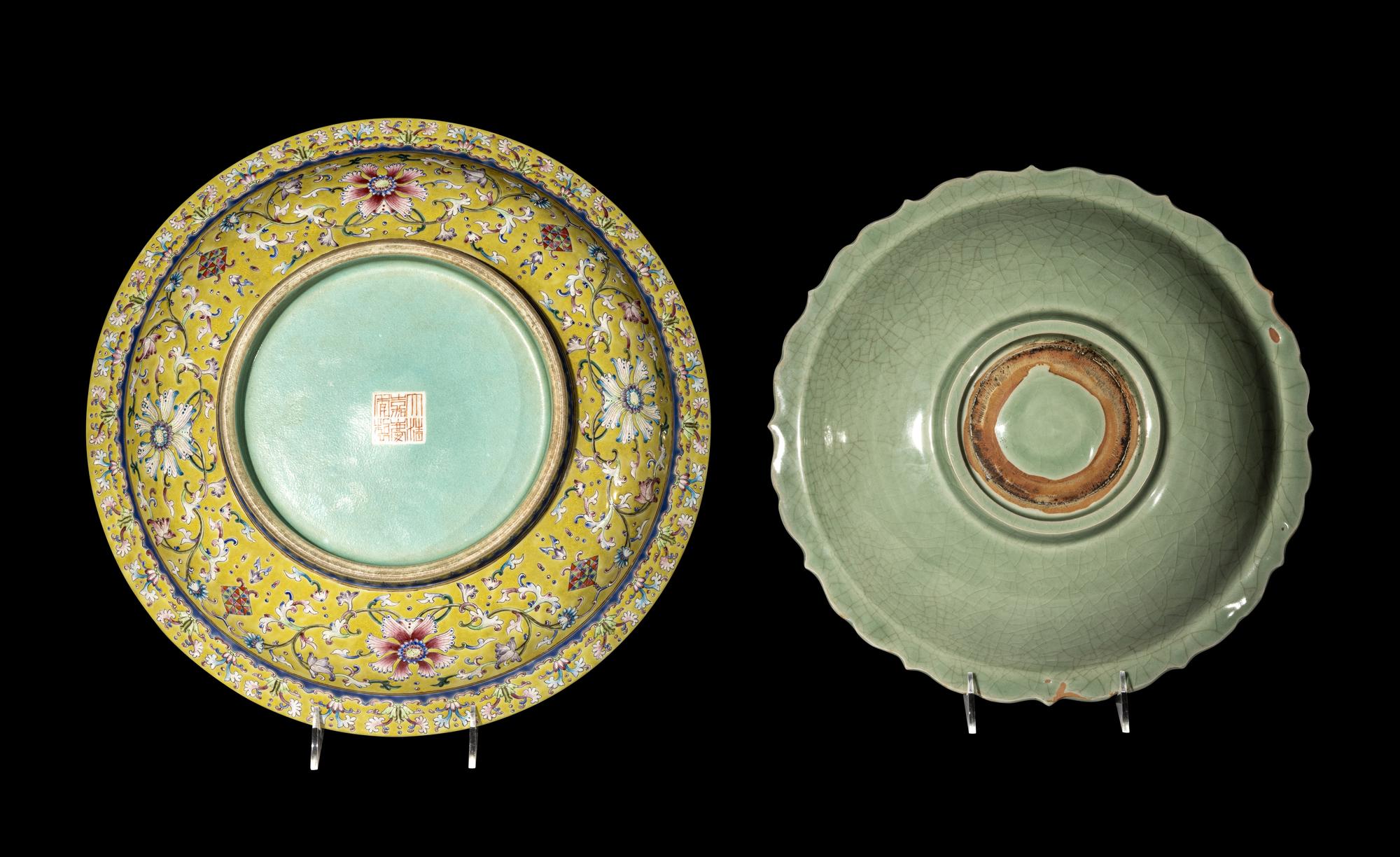 Two Chinese Porcelain Chargers