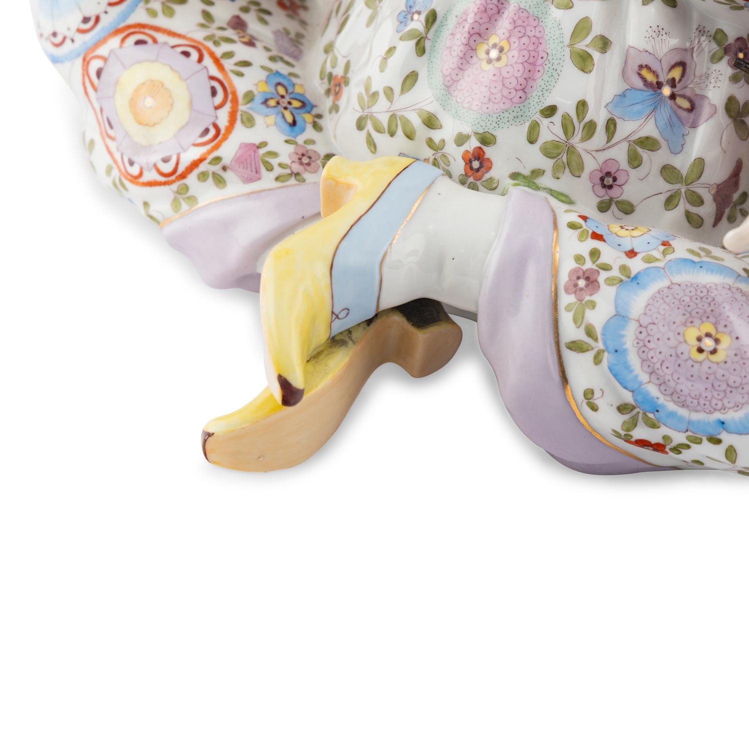 A Dresden Porcelain Nodder