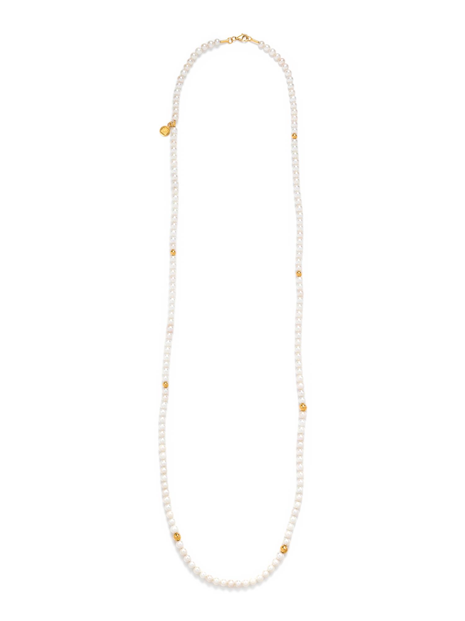 GURHAN, YELLOW GOLD AND CULTURED PEARL NECKLACE
