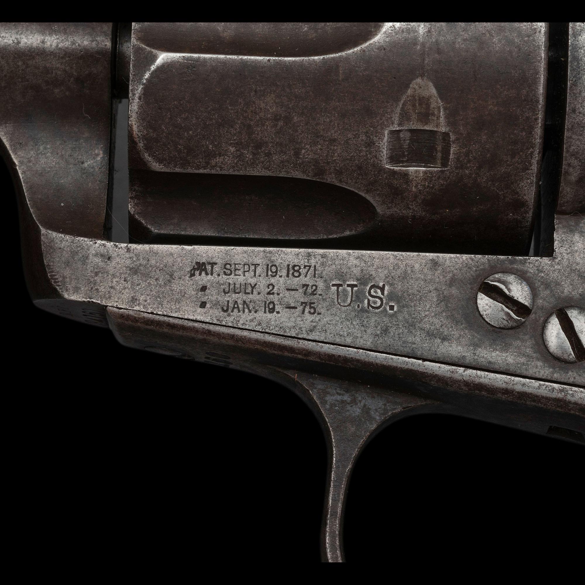 David F Clark Inspected Colt Cavalry Single Action Army Revolver with Kopec Gold Seal Letter