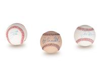 A Group of Three Chicago White Sox Hall of Fame Signed Autograph Baseballs (Beckett Authentication Services BAS Certified),