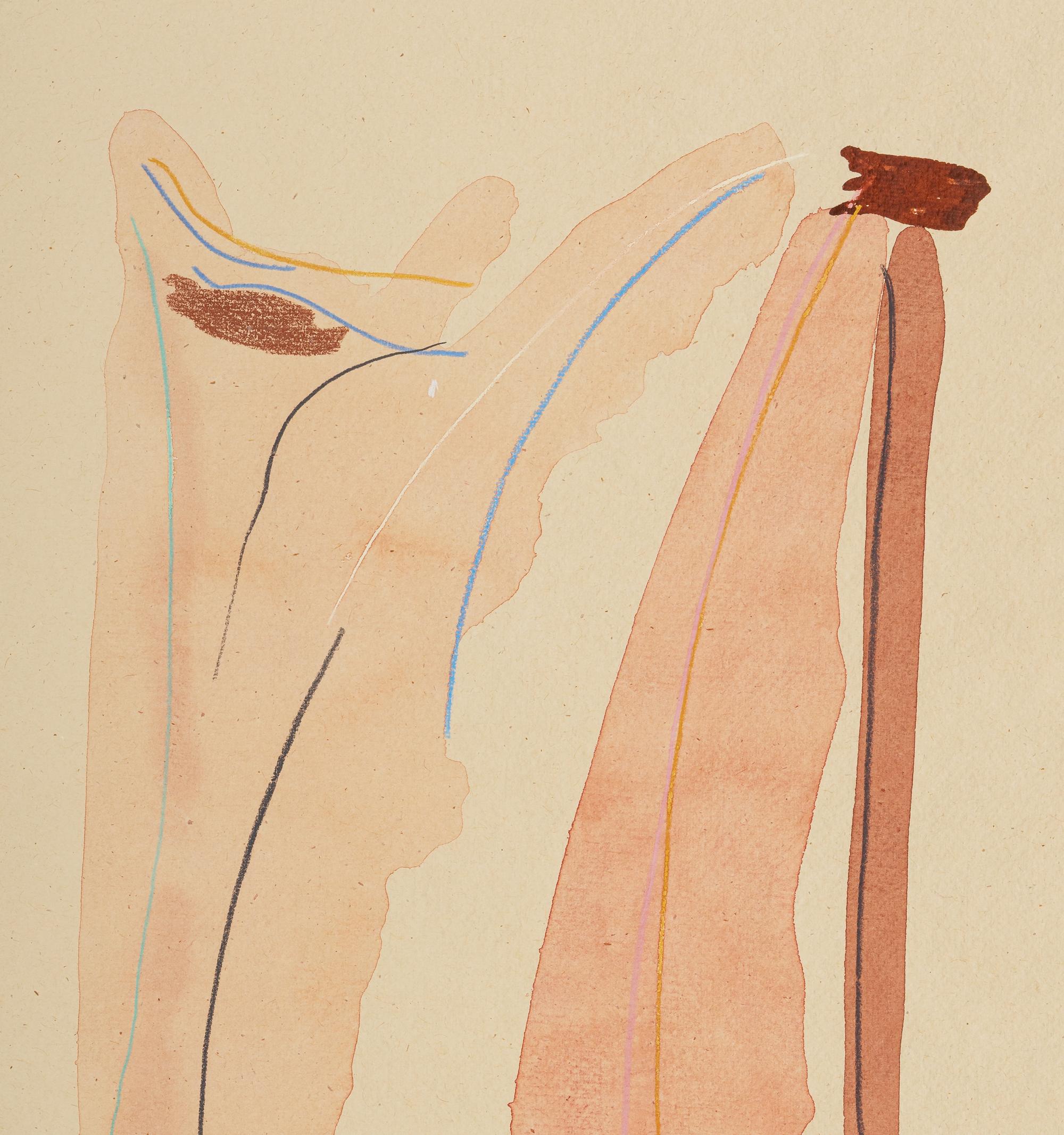 Prussian Blue and Untitled (Pink Abstract) (two works), 1978