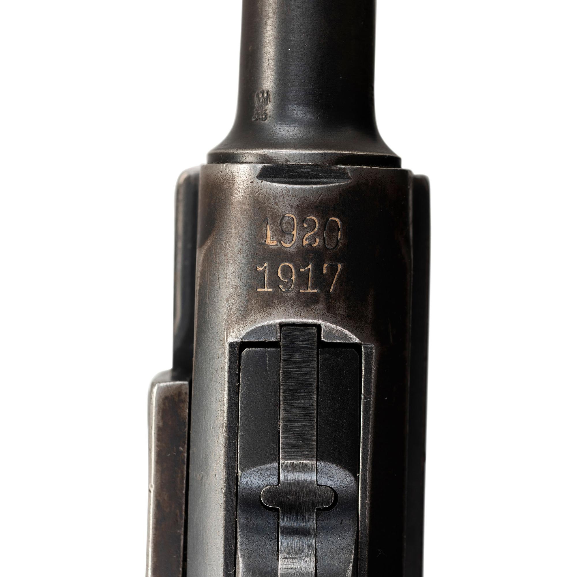 ** Erfurt P.08 Luger Dated 1917 and 1920