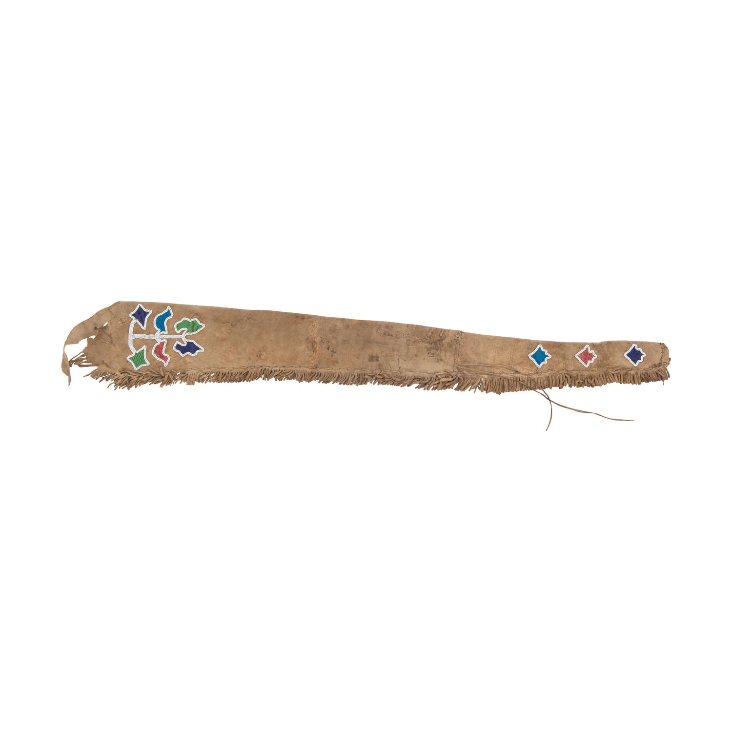 Prairie Beaded Hide Rifle Scabbard