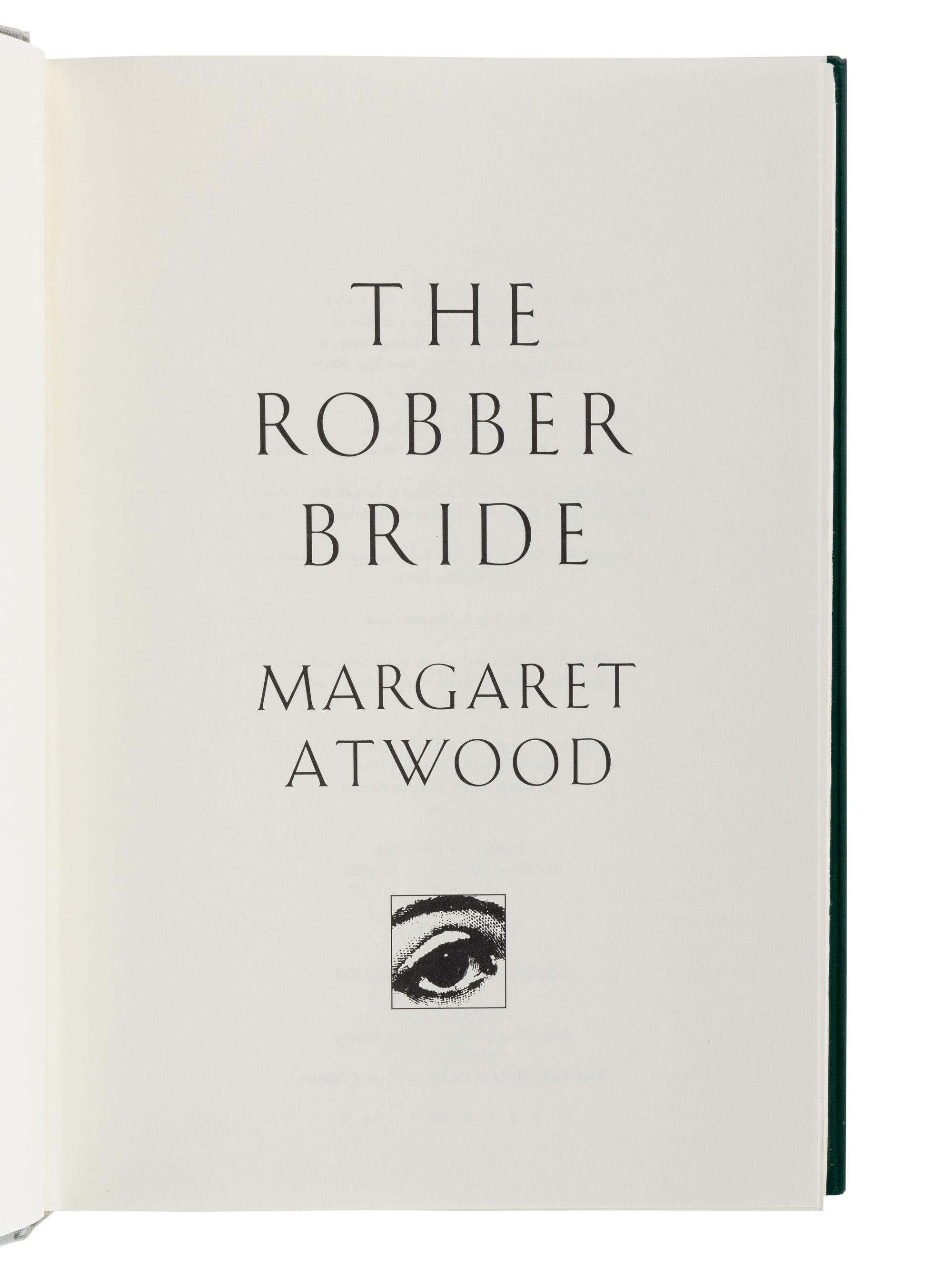 ATWOOD, Margaret (b. 1939). A group of 3 LIMITED OR FIRST EDITIONS of Atwood’s works, comprising: