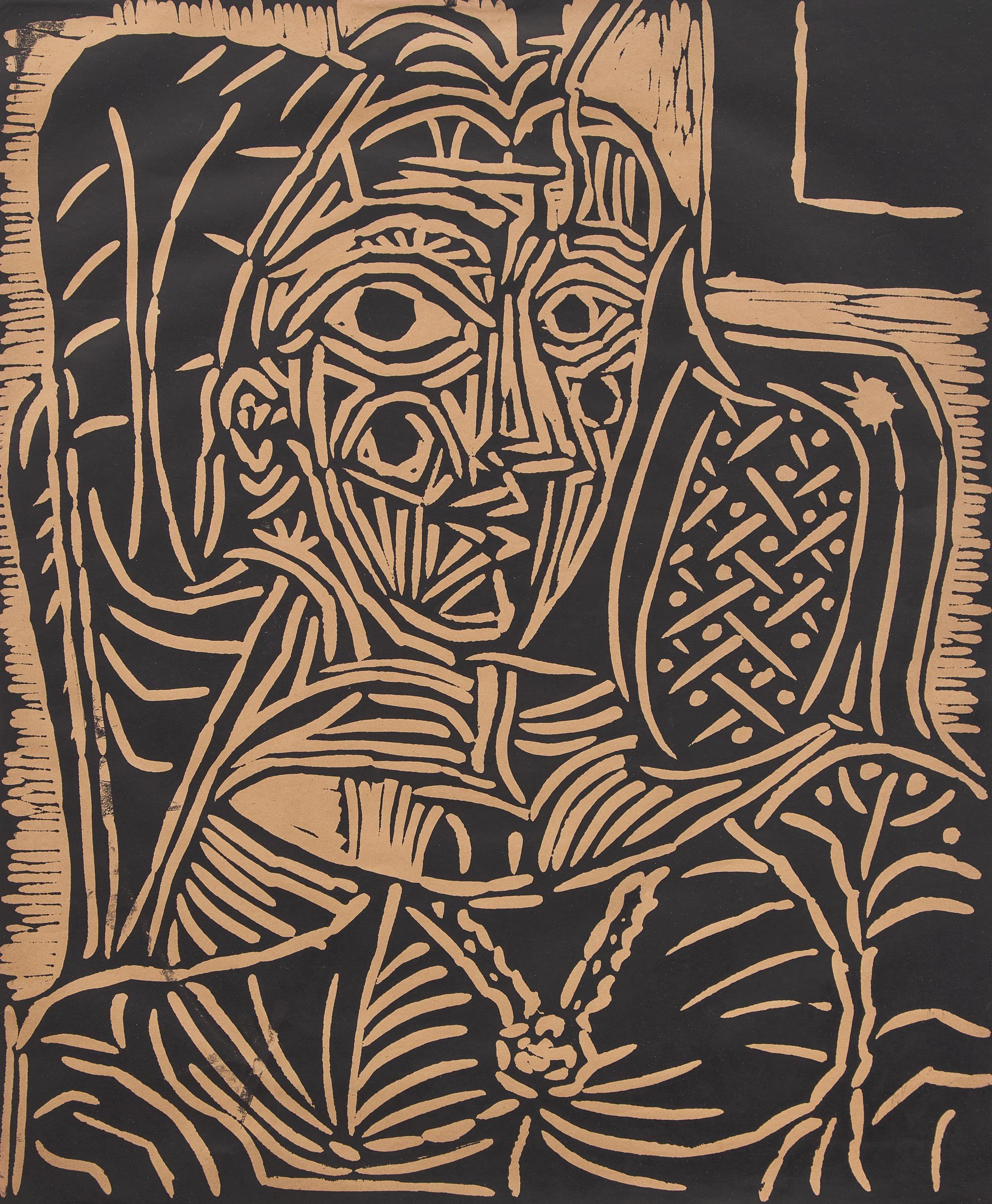 Portrait de Jacqueline au Fauteuil , 1958