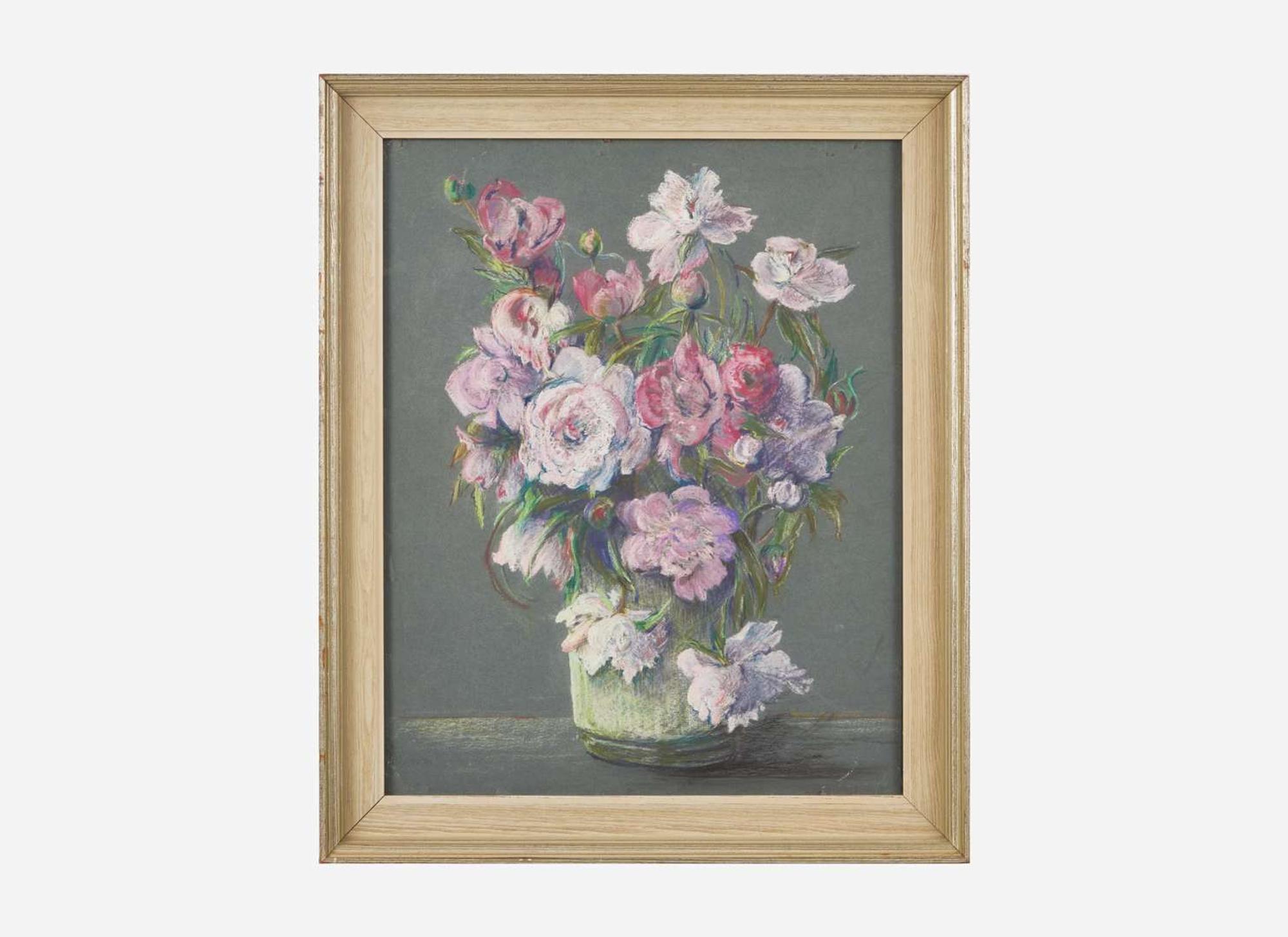 Alice Bennett Sotter (American) - Still Life with Peonies