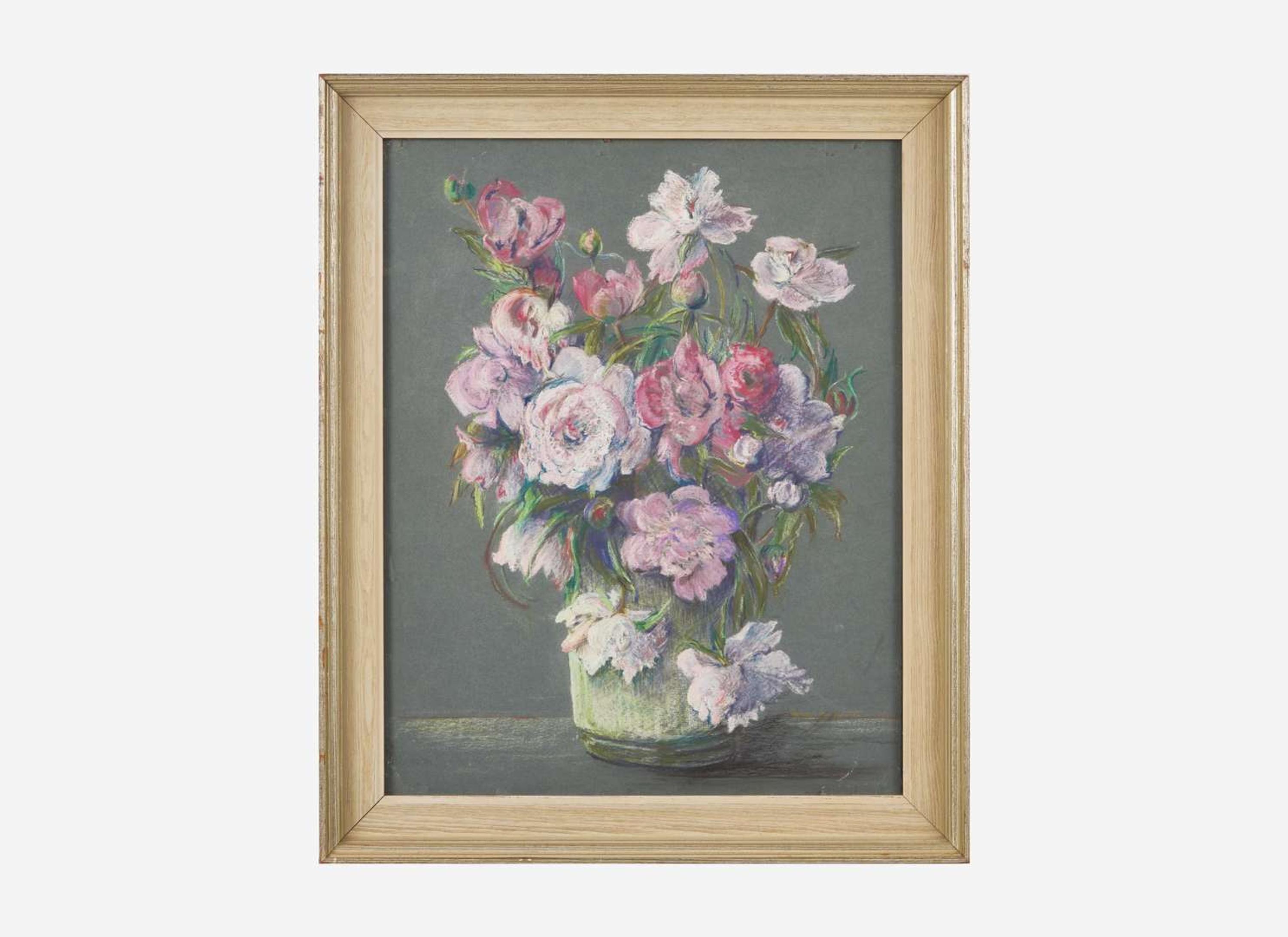 Alice Bennett Sotter (American) - Still Life with Peonies