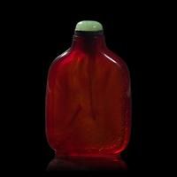 A Chinese Amber Snuff Bottle, 19th/Early 20th Century