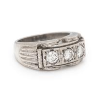 Diamond and White Gold Ring
