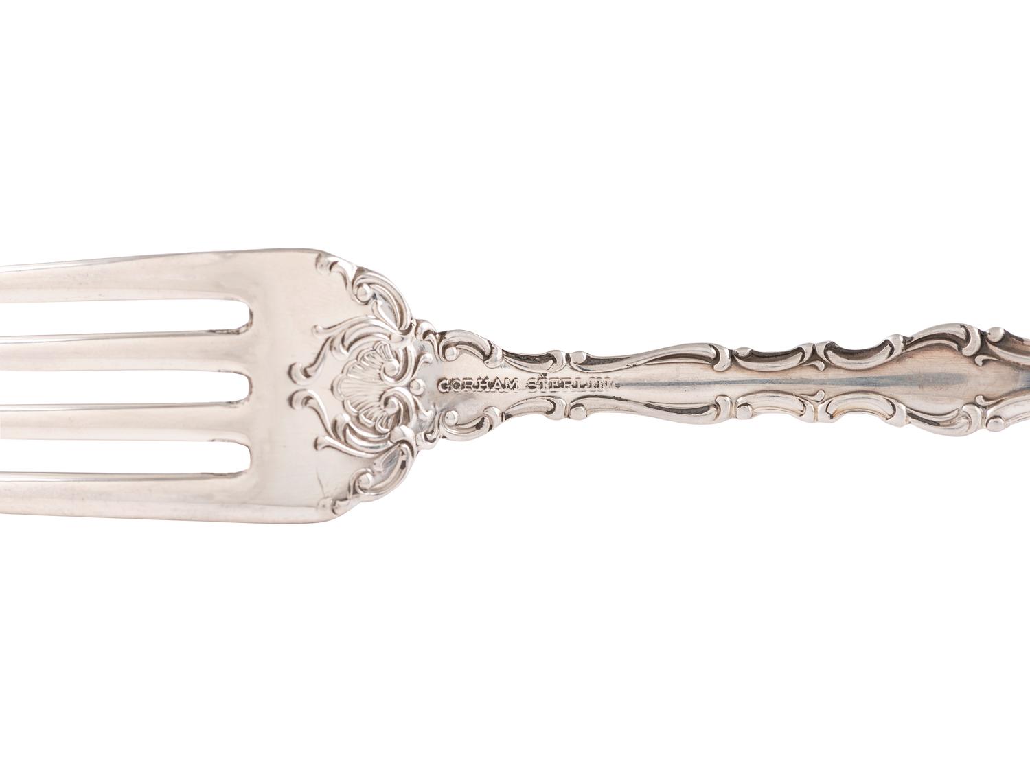 An American Silver Flatware Service