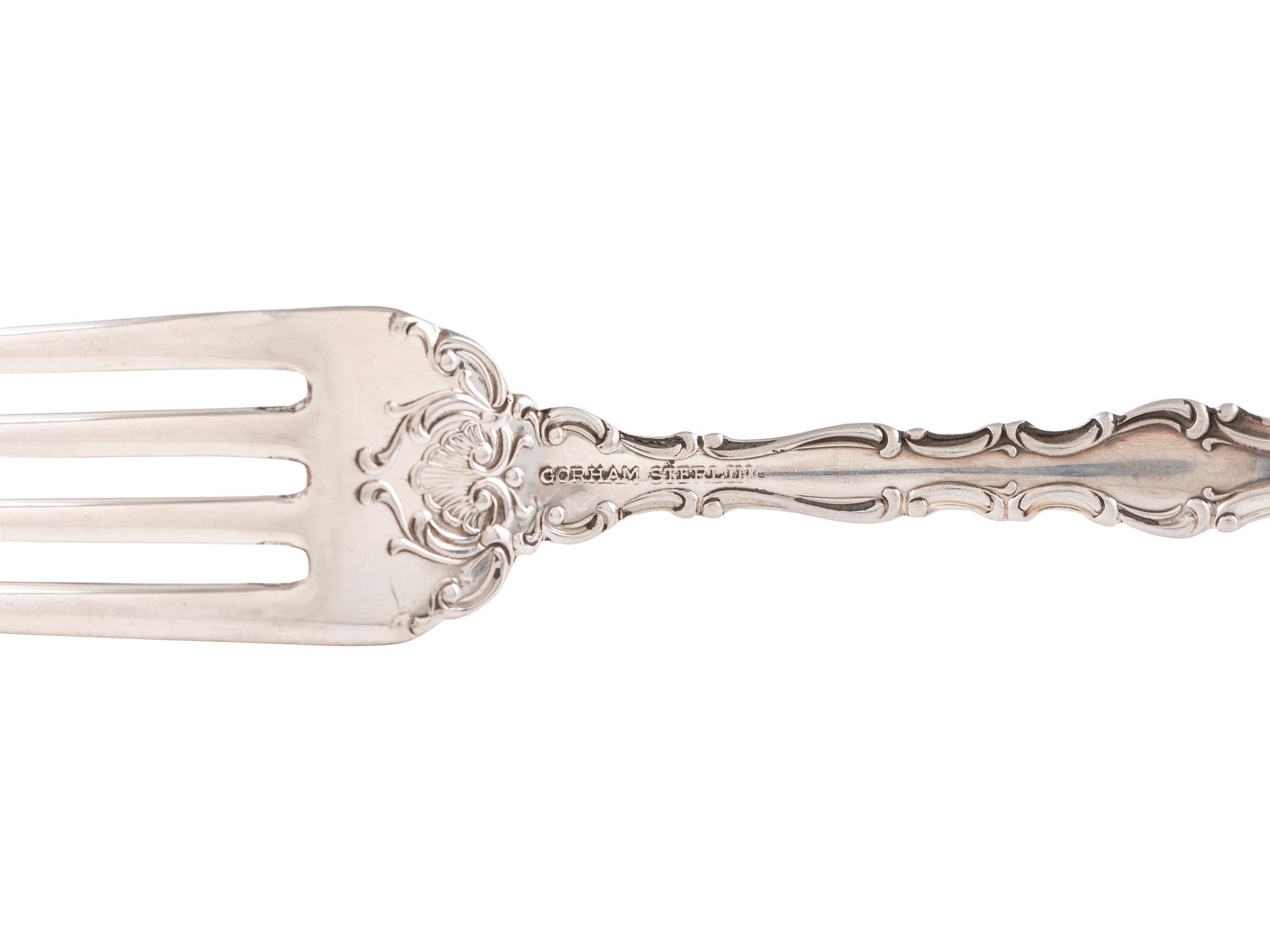 An American Silver Flatware Service