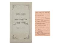 [MUSIC]. A group of tickets, handbills, and programs from the Fisk Jubilee Singers, comprising: