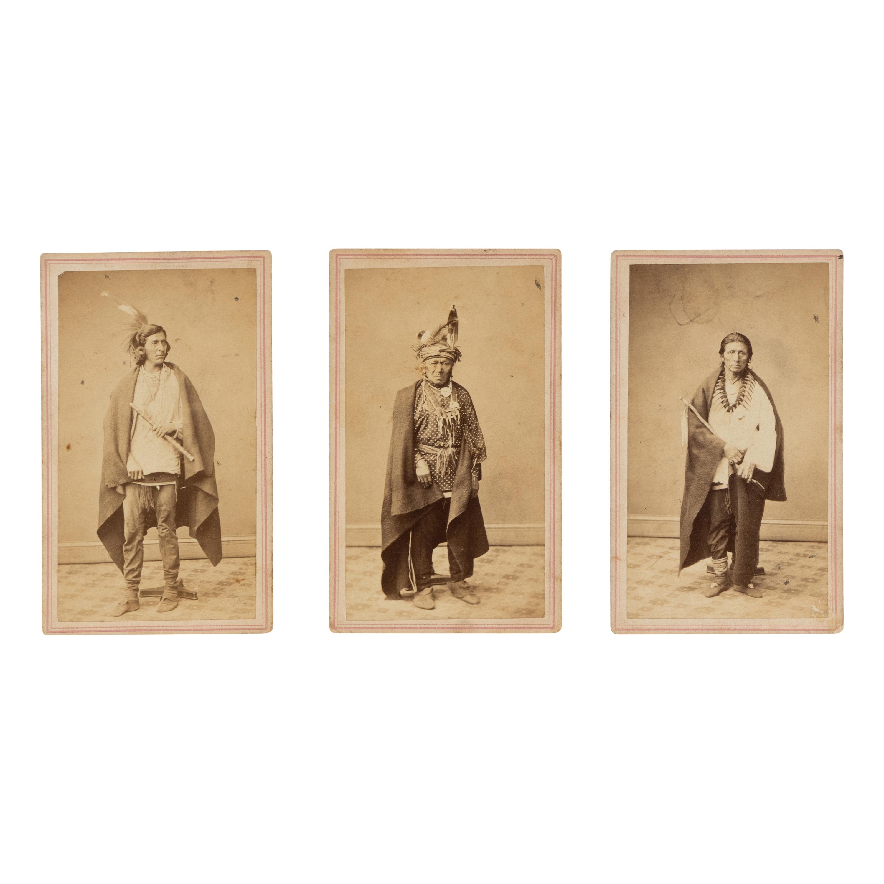 Richard A. Lewis (English, 1820-1891) — Ho-Chunk leaders, incl. White Breast, Little Hill, and Whirling Thunder.